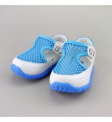 【特價】透氣網狀學步鞋-藍