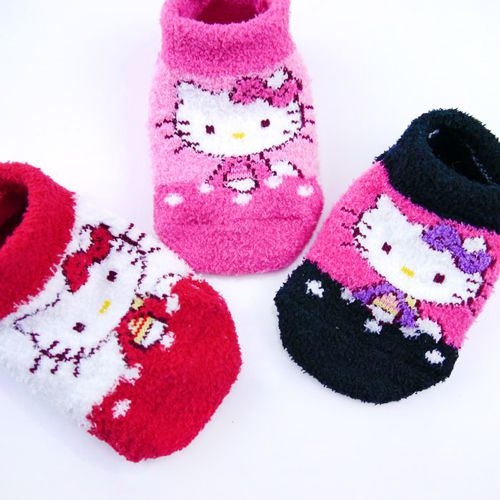 韓國製HELLO KITTY保暖襪-baby(1~2歲)