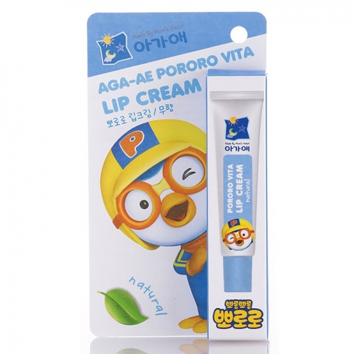 韓國製Pororo快樂小企鵝兒童護唇膏-無味(8g)
