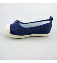 台灣製兒童帆布娃娃鞋-藍