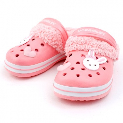  【冬款超值特價】韓國winghouse 可愛小兔兒童花園鞋【MA0722】
