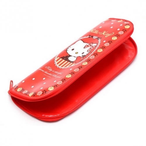韓國製HELLO KITTY凱蒂貓兒童防水餐具袋 / 筆袋 / 文具袋