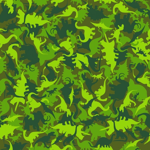 美國Bixbee迷彩系列-叢林綠恐龍輕量舒壓背/書包【中童】