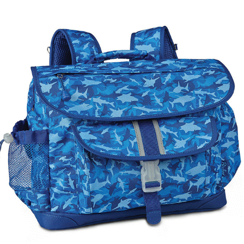 美國Bixbee迷彩系列-藍海群鯊輕量舒壓背/書包【中童】