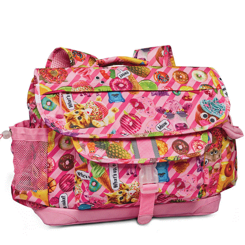 美國Bixbee彩印系列-粉粉甜想輕量舒壓背/書包【大童】