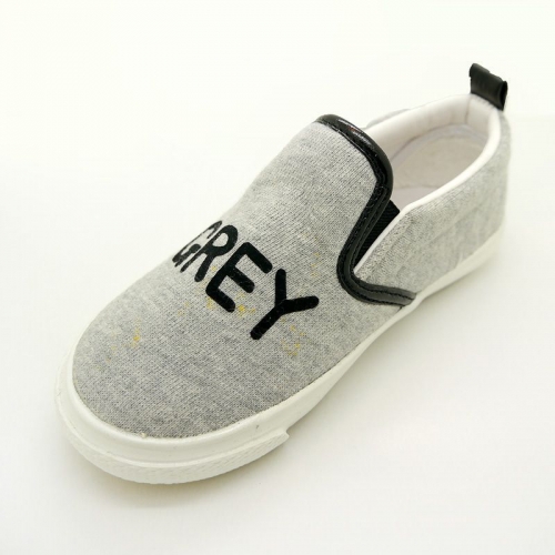 韓國製 Kz shoes 兒童帆布鞋-灰