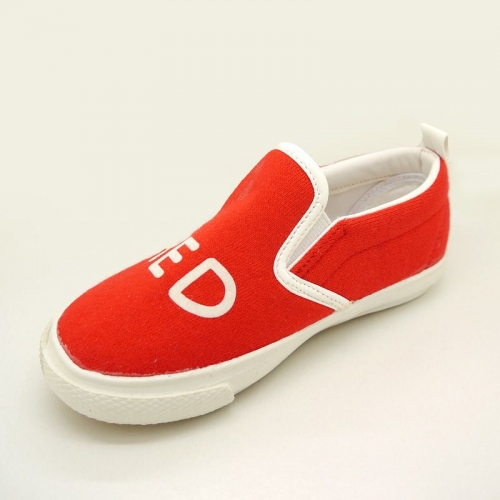 【超值特價】韓國製Kz shoes四季款兒童帆布鞋-紅色