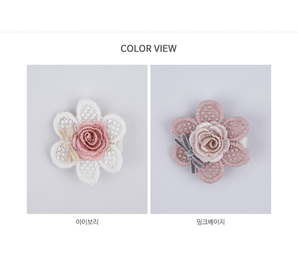 韓國製髮夾-花朵(單件組)